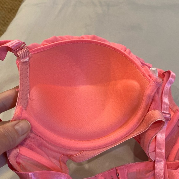 Bra & Pantie Set Pink Size M - Picture 8 of 10